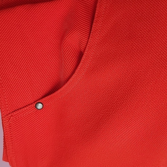 URBAN OUTFITTERS ASHLEY PELMIT ORANGE FITTED MINI SKIRT/ S-P. - Picture 11 of 16